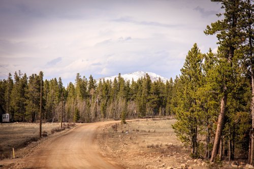 The mountain looking north